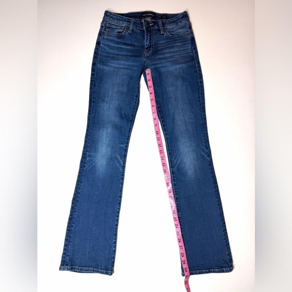 Lucky Brand Women's Lolita Boot Blue Jeans Size- 2 / 26 - Picture 5 of 9